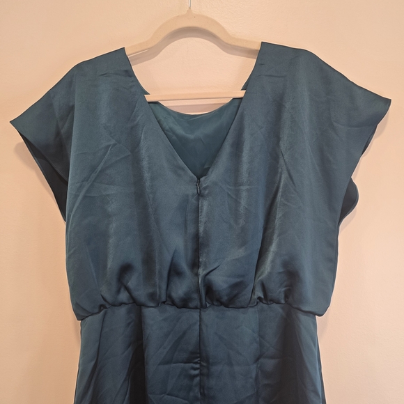 Trina Turk Teal Mini Dress Size 10 Nwt - Picture 9 of 12